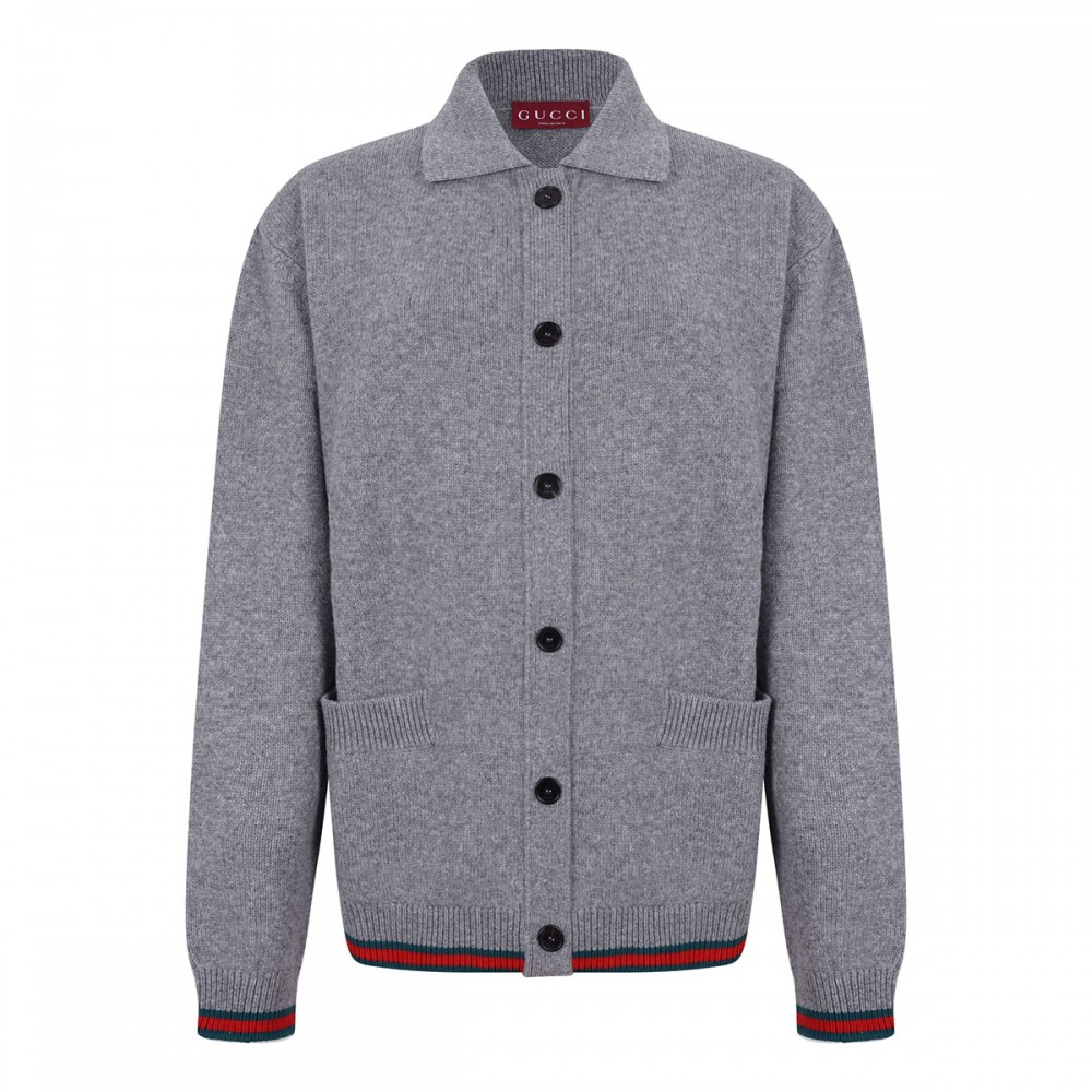 Wool and cashmere cardigan
