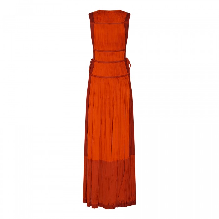 Valeria agate-red hue gown