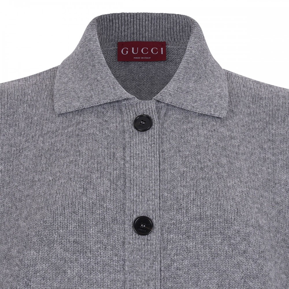 Wool and cashmere cardigan