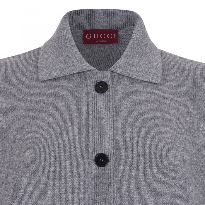 Wool and cashmere cardigan