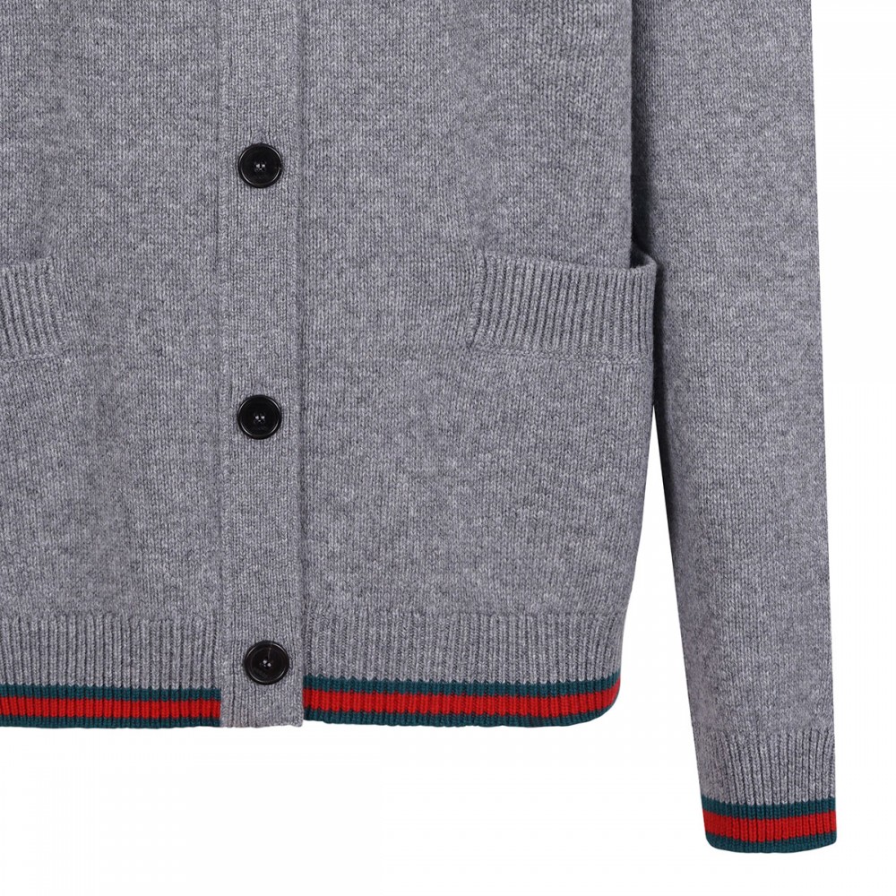 Wool and cashmere cardigan