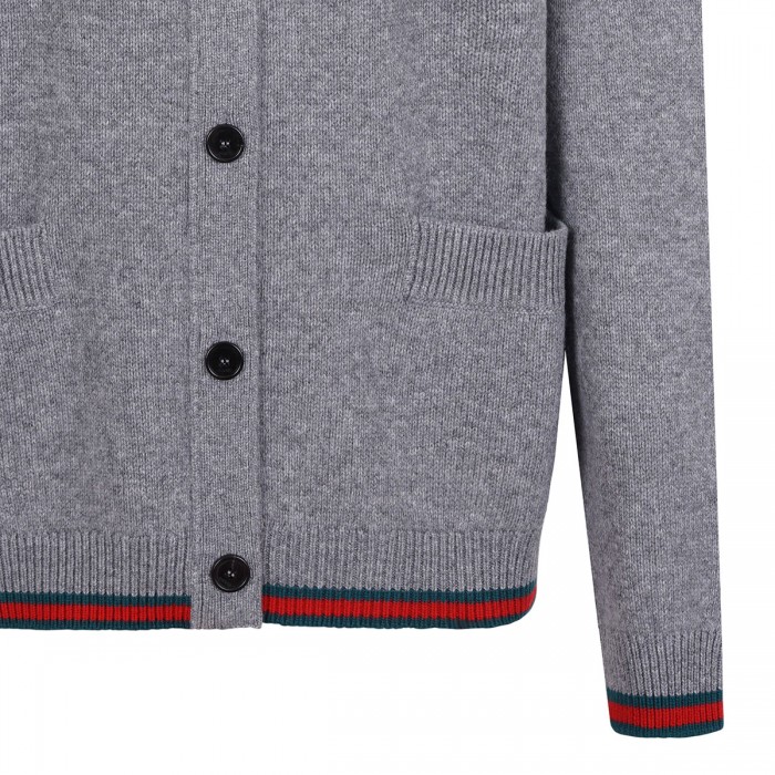 Wool and cashmere cardigan