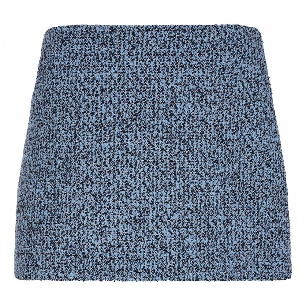 Bouclé mini skirt
