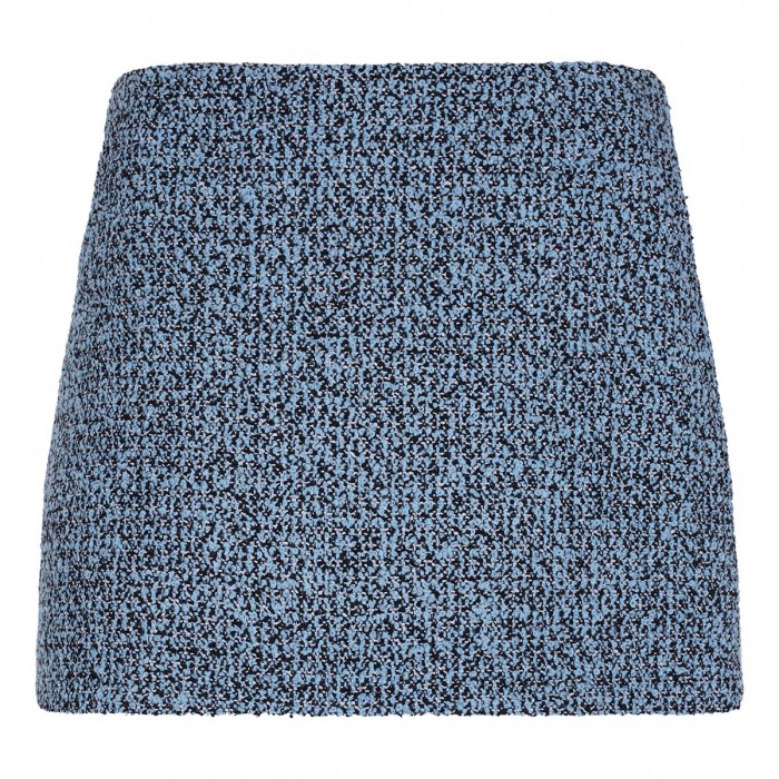 Bouclé mini skirt