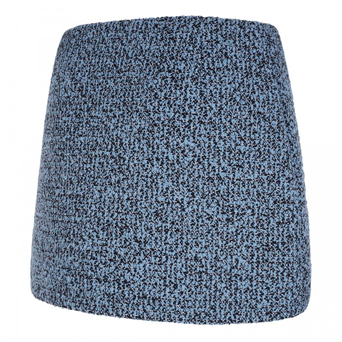 Bouclé mini skirt