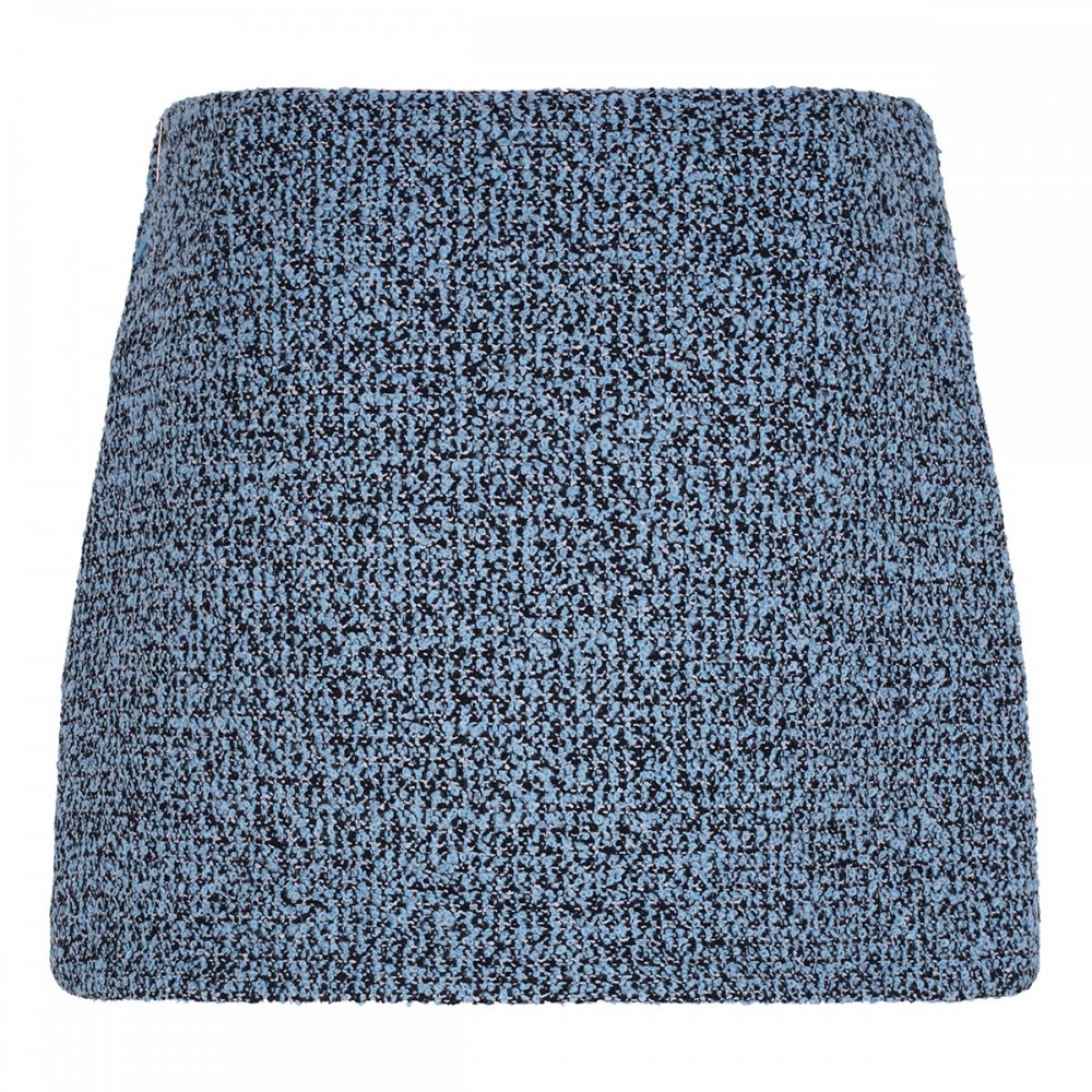 Bouclé mini skirt