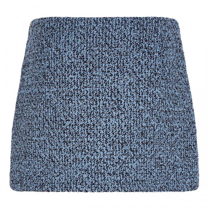 Bouclé mini skirt