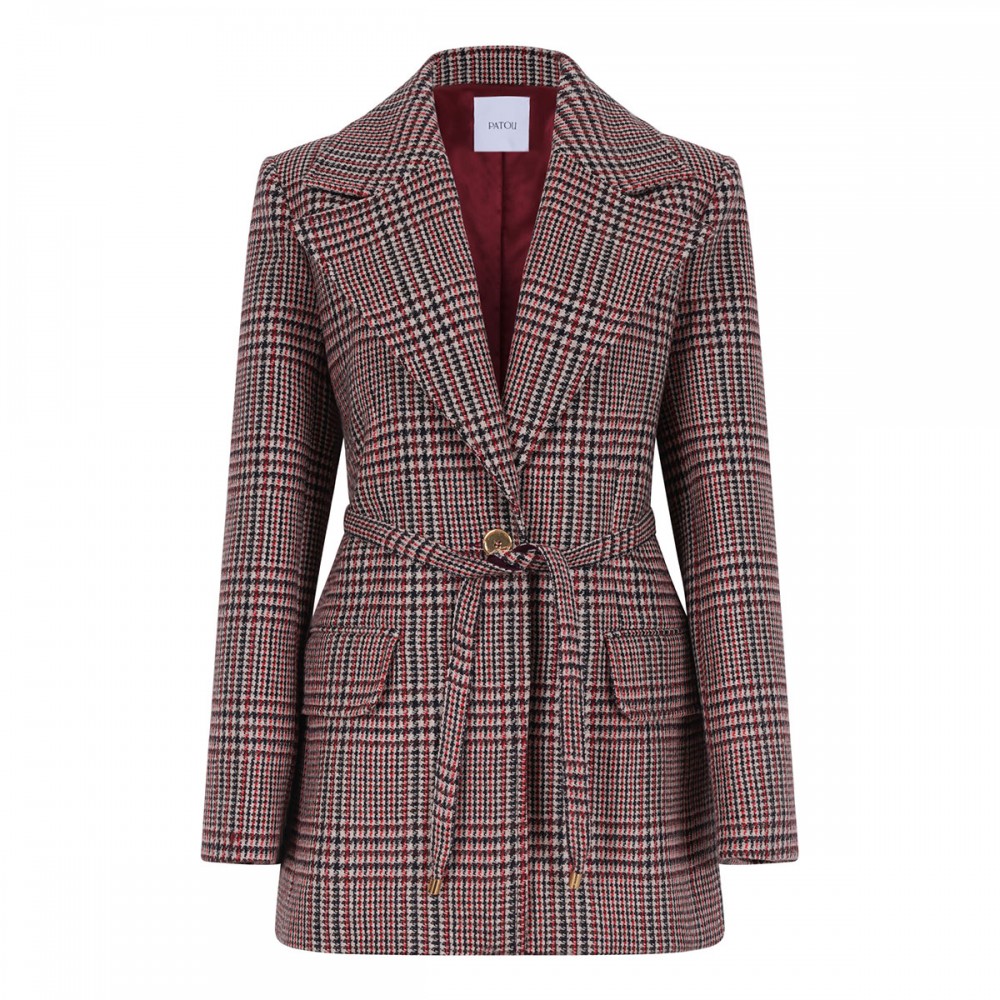 Prince Of Wales wool jacket