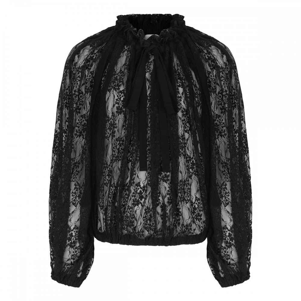 Black lace top