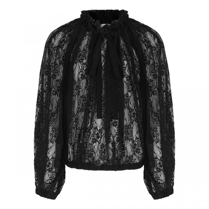 Black lace top