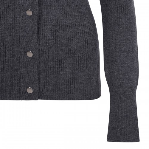 Ribbed knit wool shirt 2