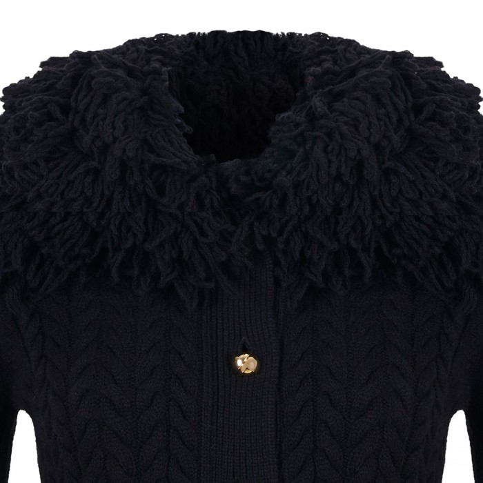 Fringed long cardigan