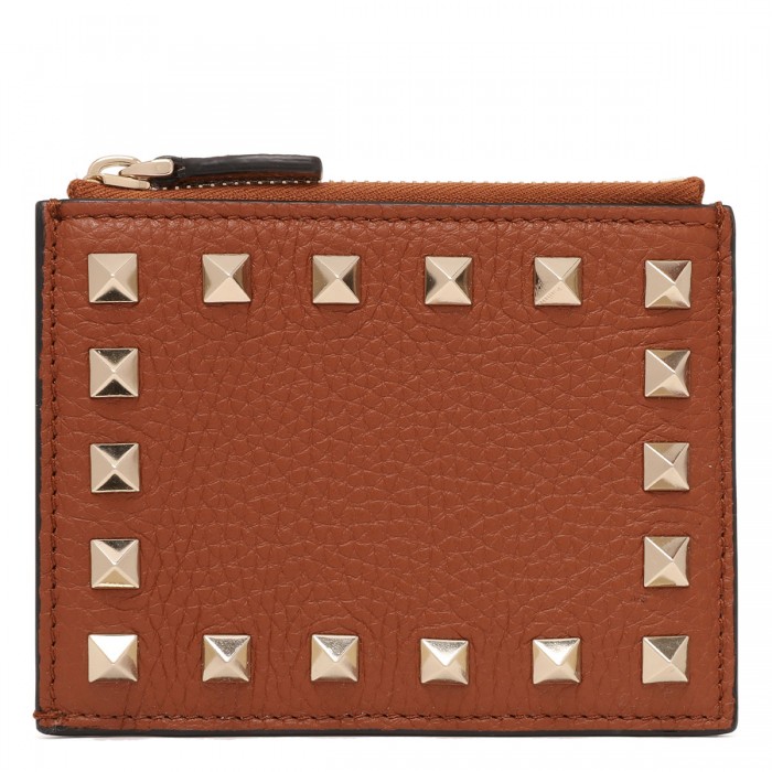 Rockstud zipped coin purse