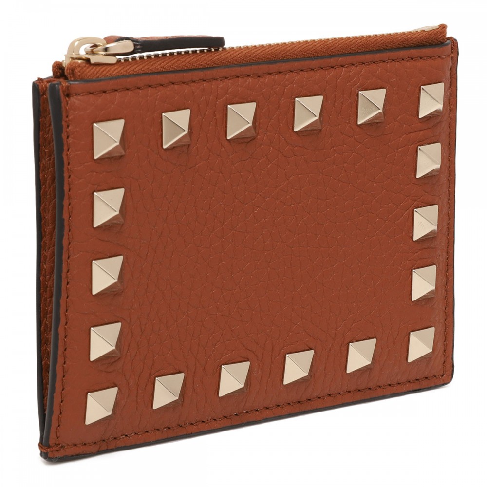 Rockstud zipped coin purse