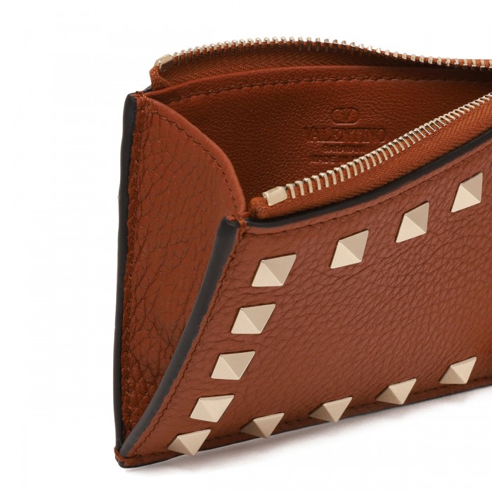 Rockstud zipped coin purse