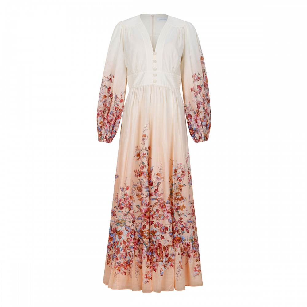 Awaken plunge maxi dress