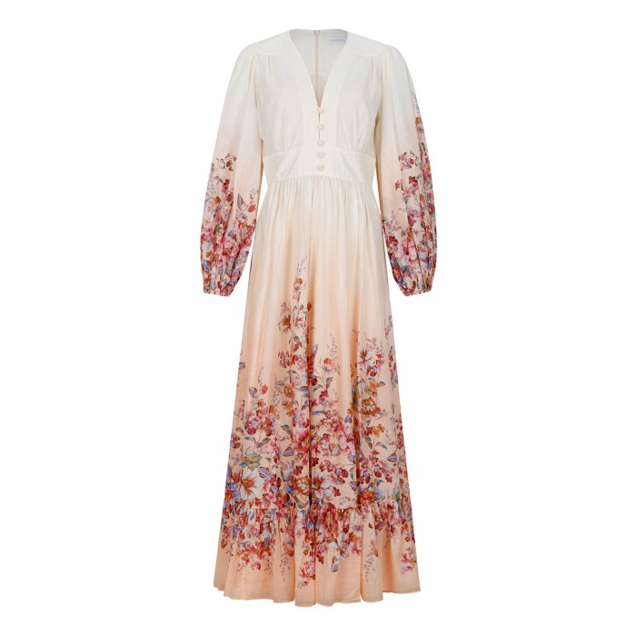 Awaken plunge maxi dress