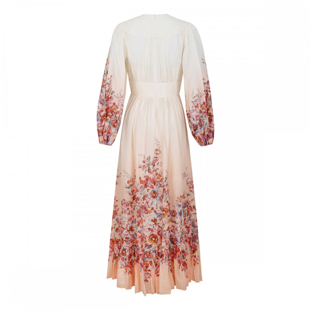 Awaken plunge maxi dress