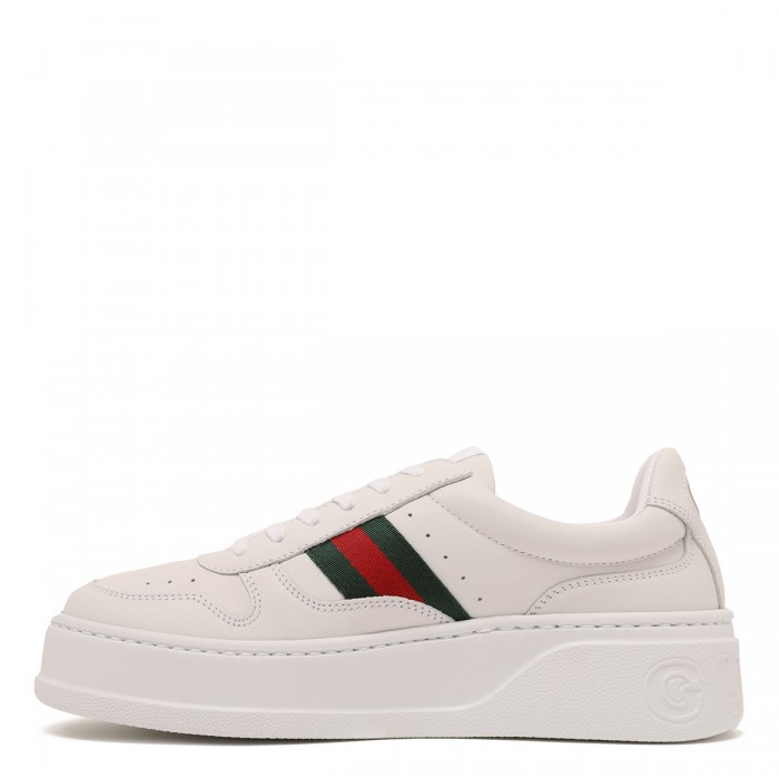 Leather chunky sneakers