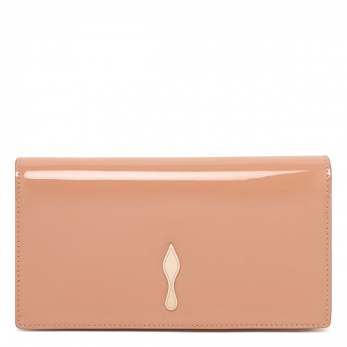 Bettina patent leather clutch