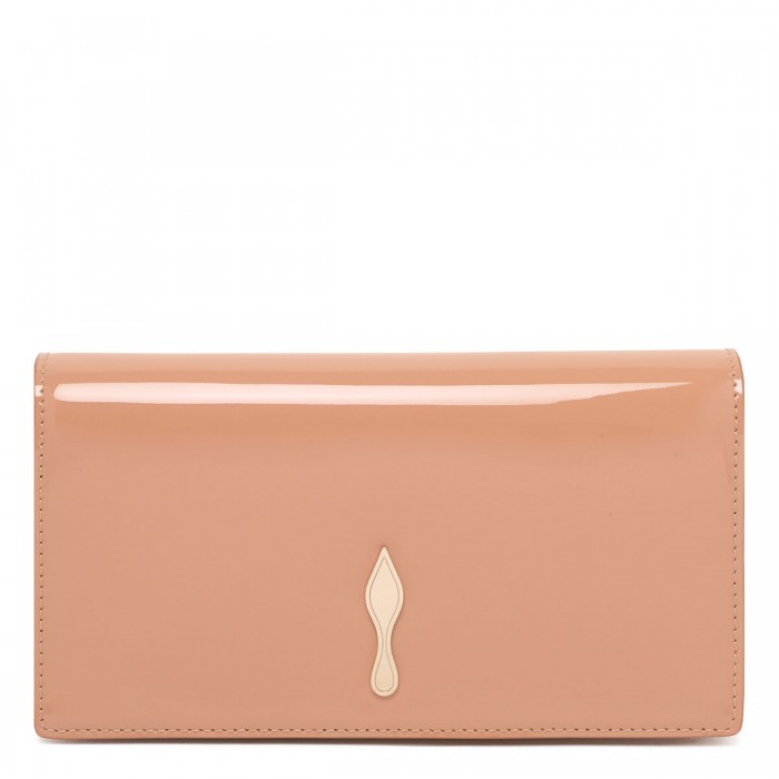 Bettina patent leather clutch
