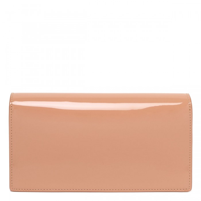 Bettina patent leather clutch