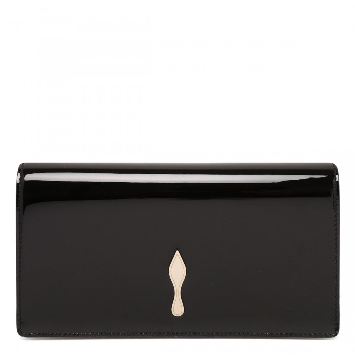 Bettina patent leather clutch