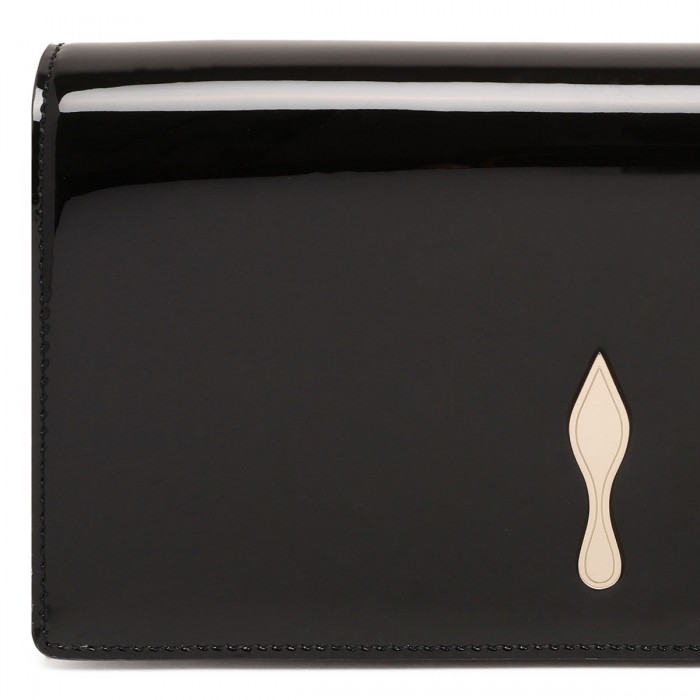 Bettina patent leather clutch