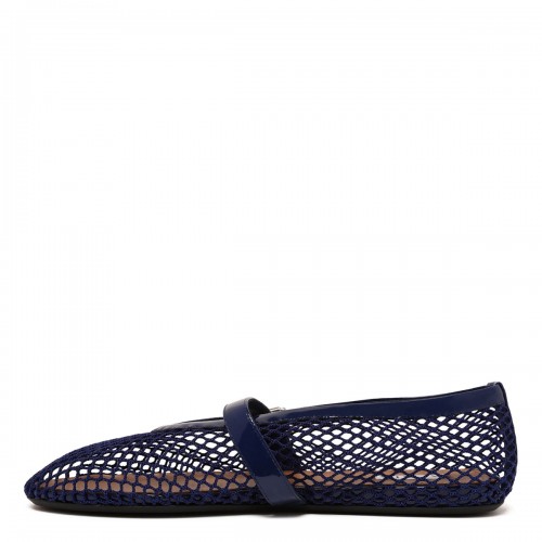 Blue ocean fishnet ballerinas 2