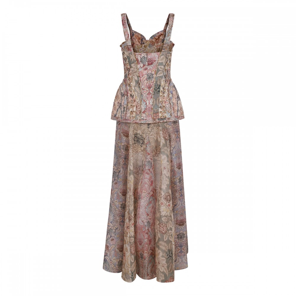 Rebellion corded maxi dress