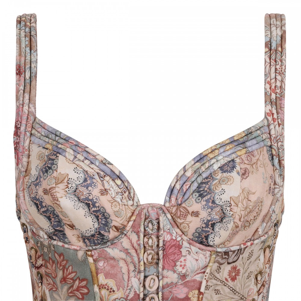 Rebellion corded maxi dress