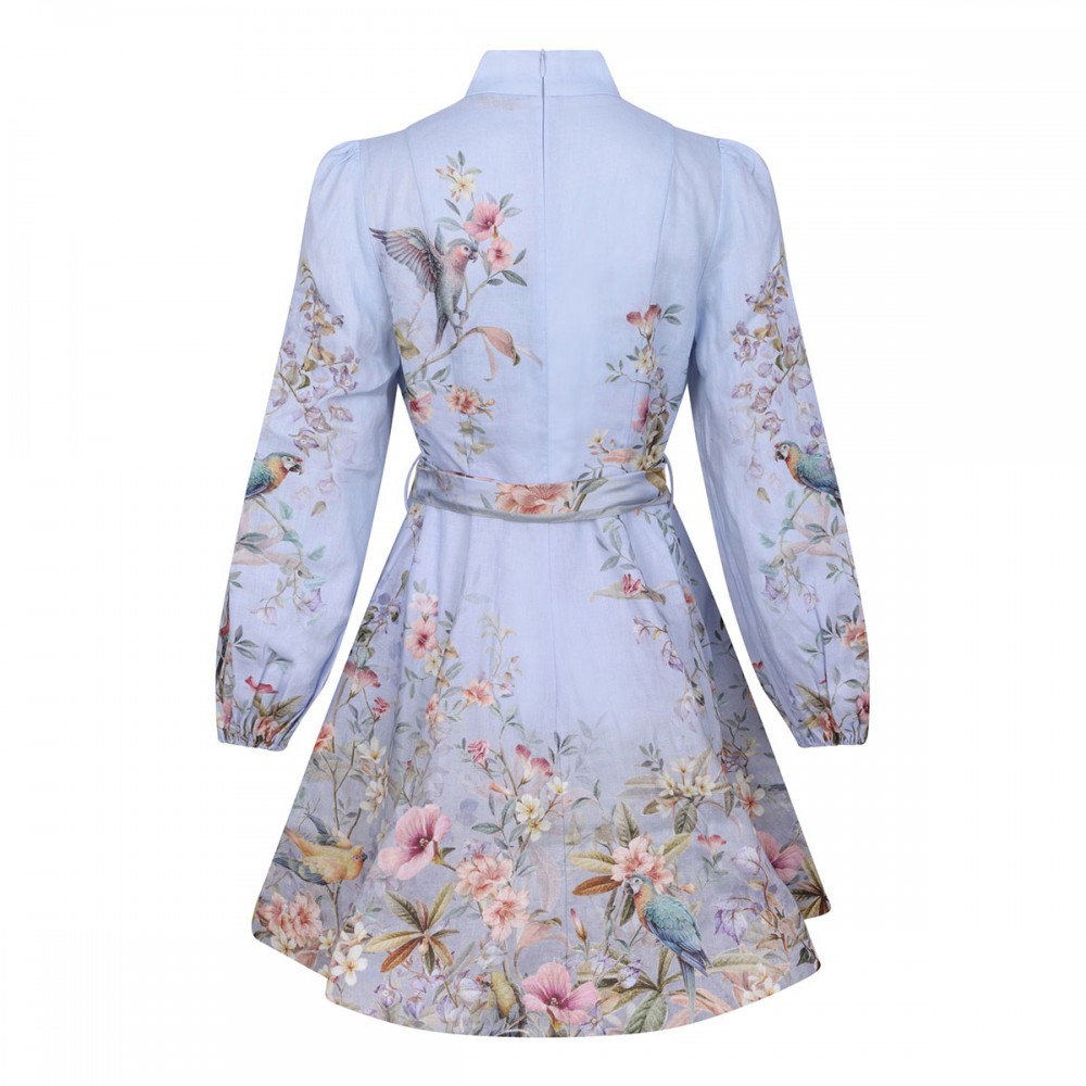 Rebellion button mini dress