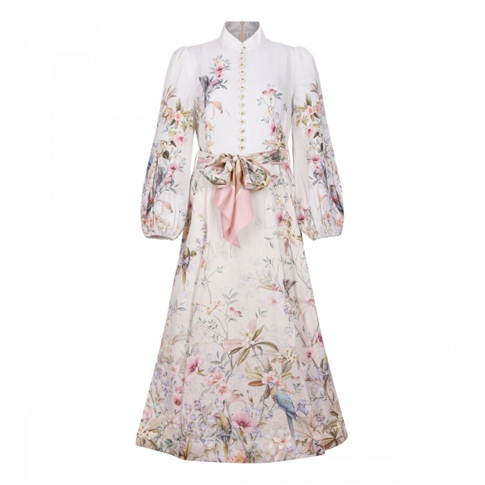 Rebellion button midi dress