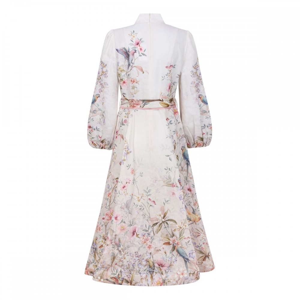 Rebellion button midi dress