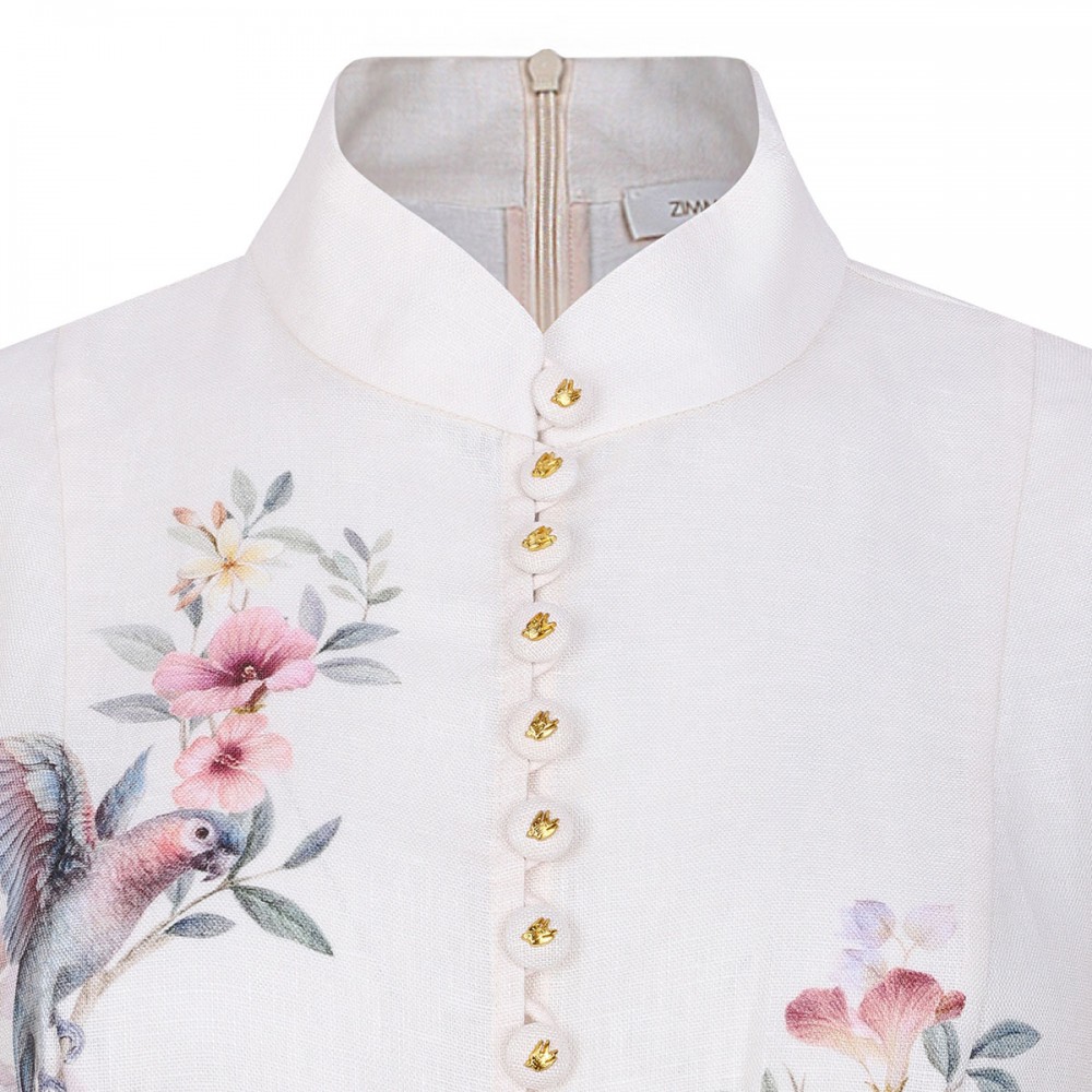 Rebellion button midi dress