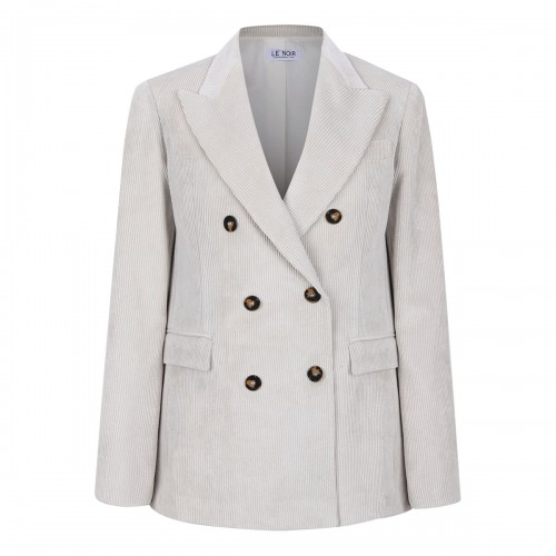 Cream hue corduroy blazer