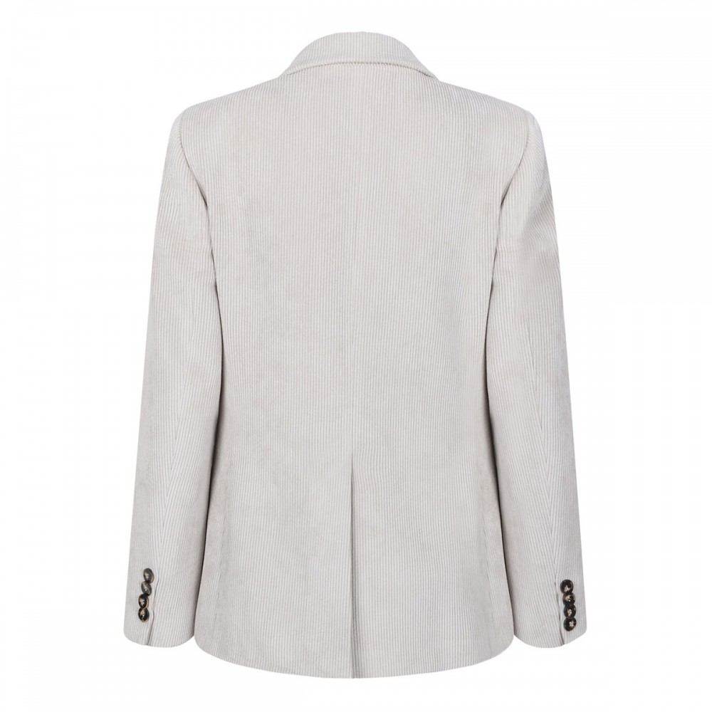 Cream hue corduroy blazer