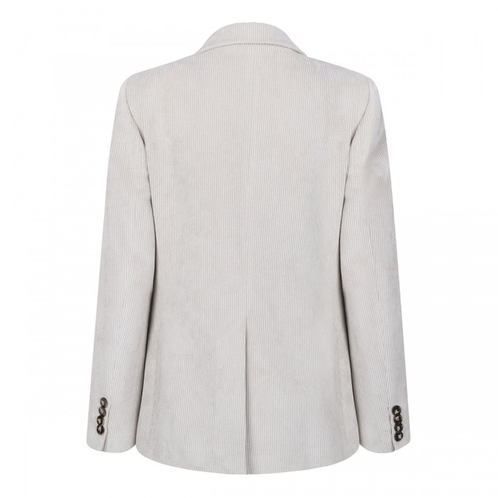 Cream hue corduroy blazer