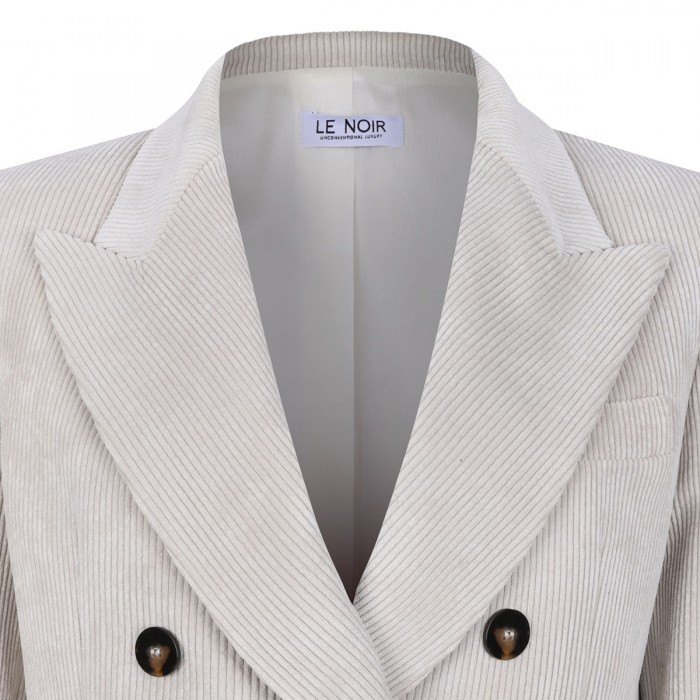 Cream hue corduroy blazer