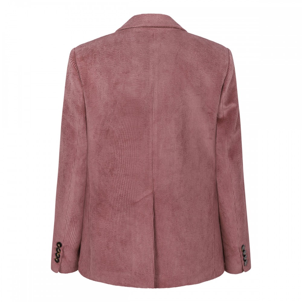 Red onion hue corduroy blazer
