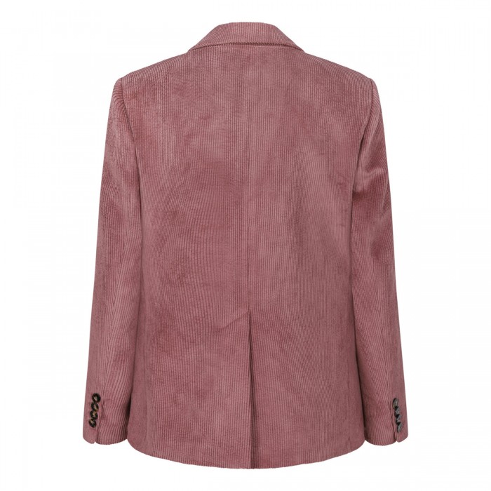Red onion hue corduroy blazer