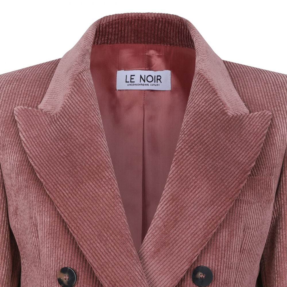 Red onion hue corduroy blazer