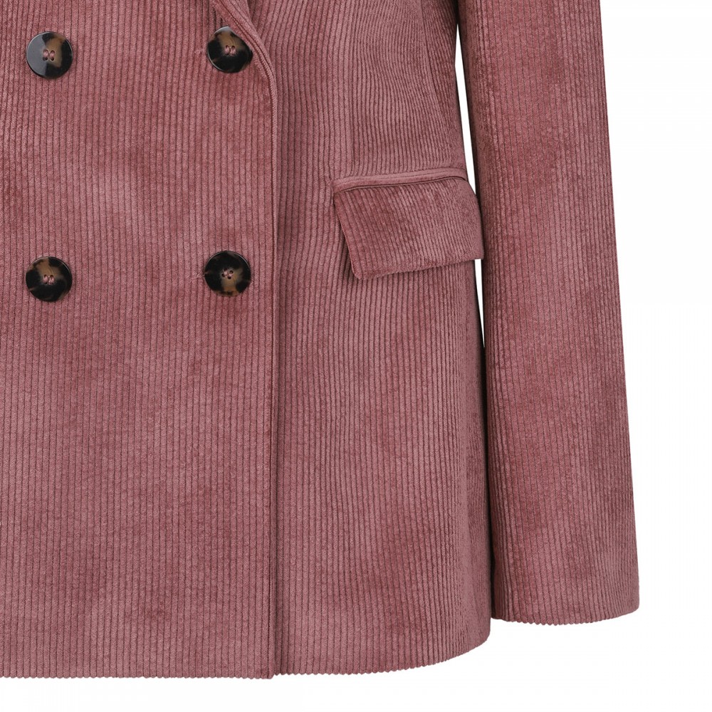 Red onion hue corduroy blazer