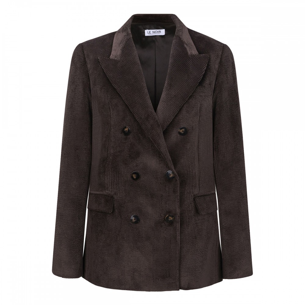Coffee hue corduroy blazer