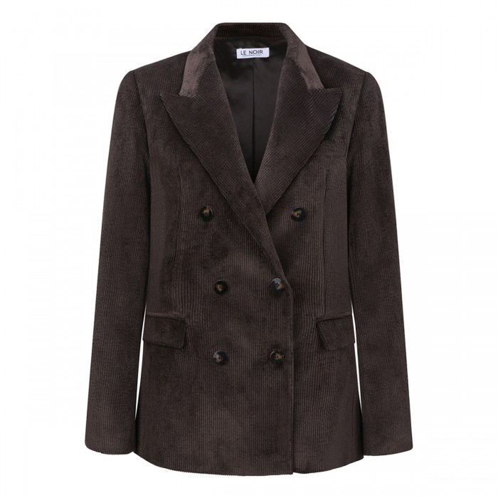 Coffee hue corduroy blazer