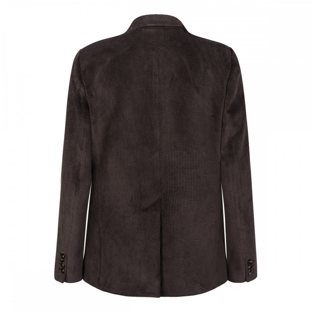 Coffee hue corduroy blazer