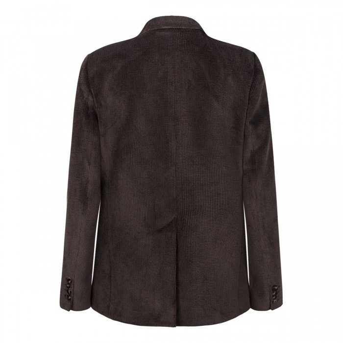 Coffee hue corduroy blazer