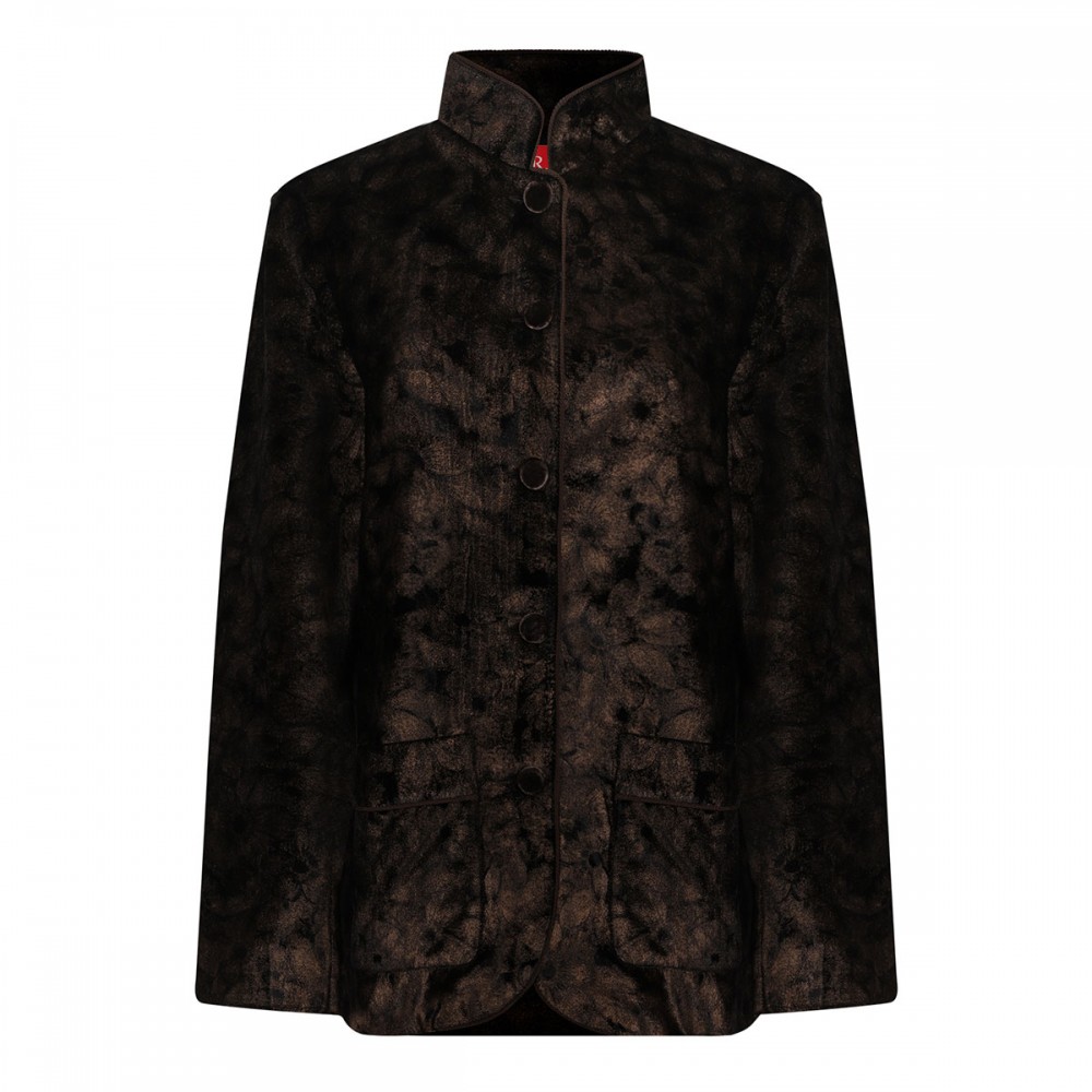 Damasene velvet pajama shirt