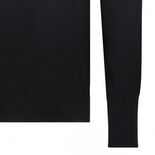 Black virgin wool sweater 2