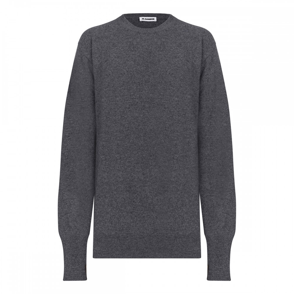 Gray virgin wool sweater